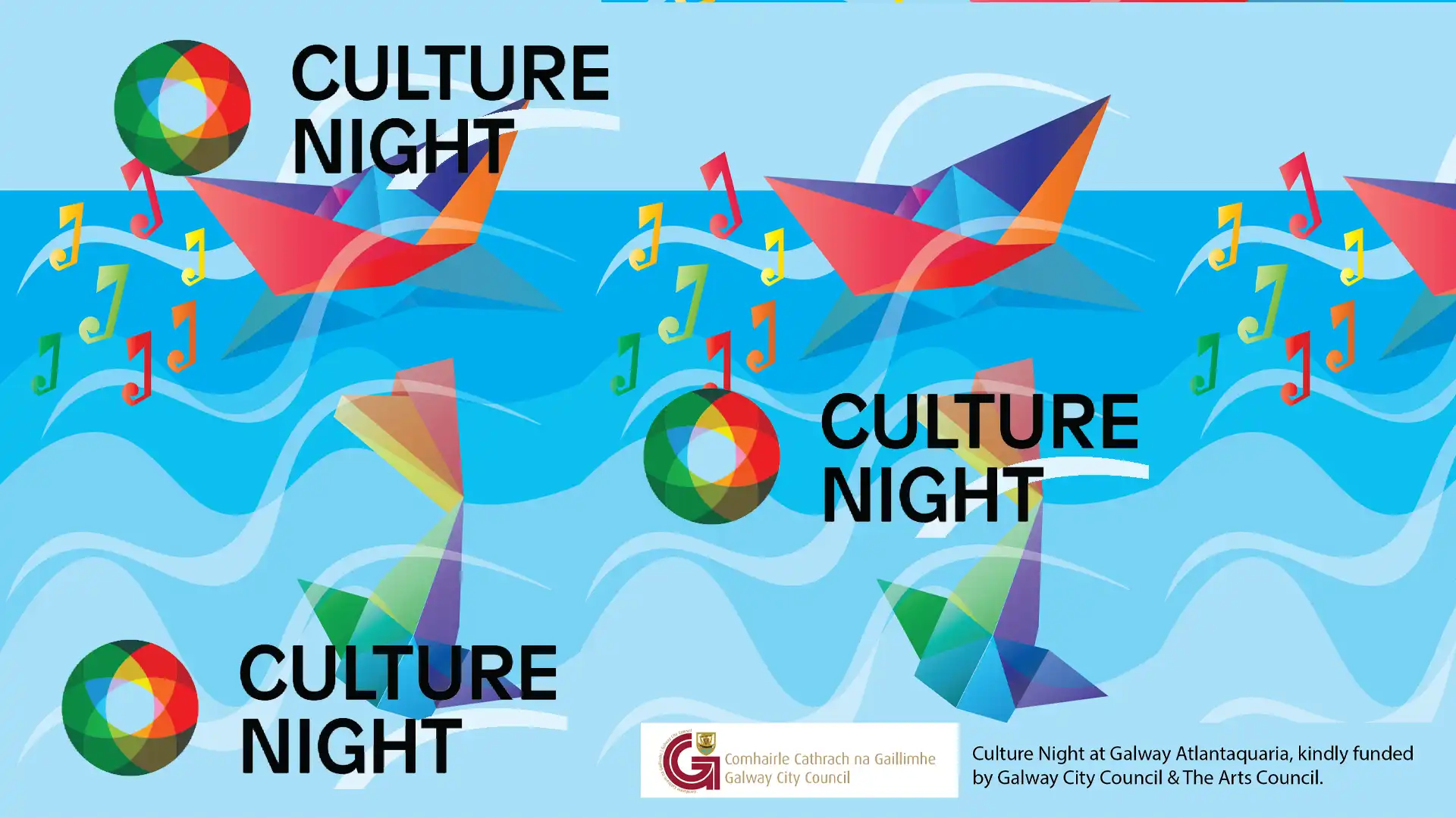 A culture night poster advertisement