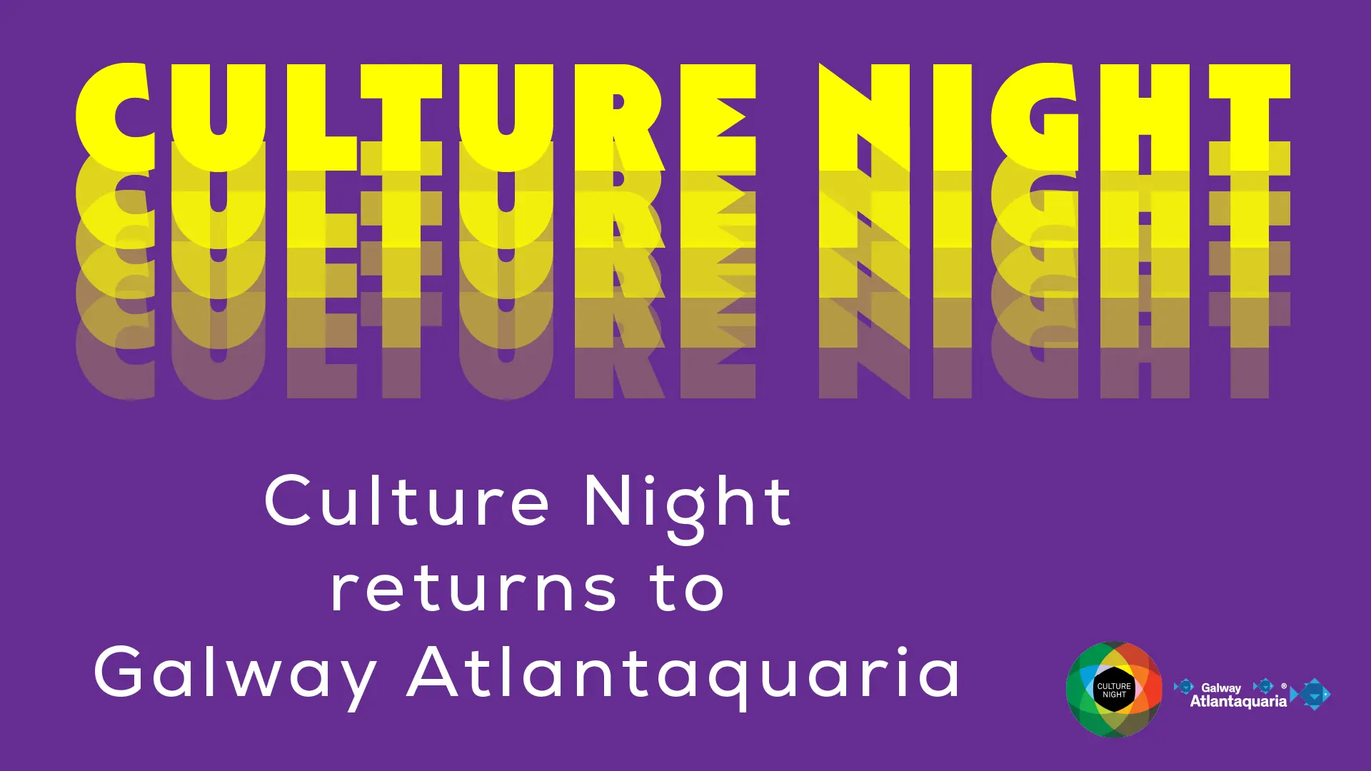 CULTURE NIGHT advertisement at the Aquarium