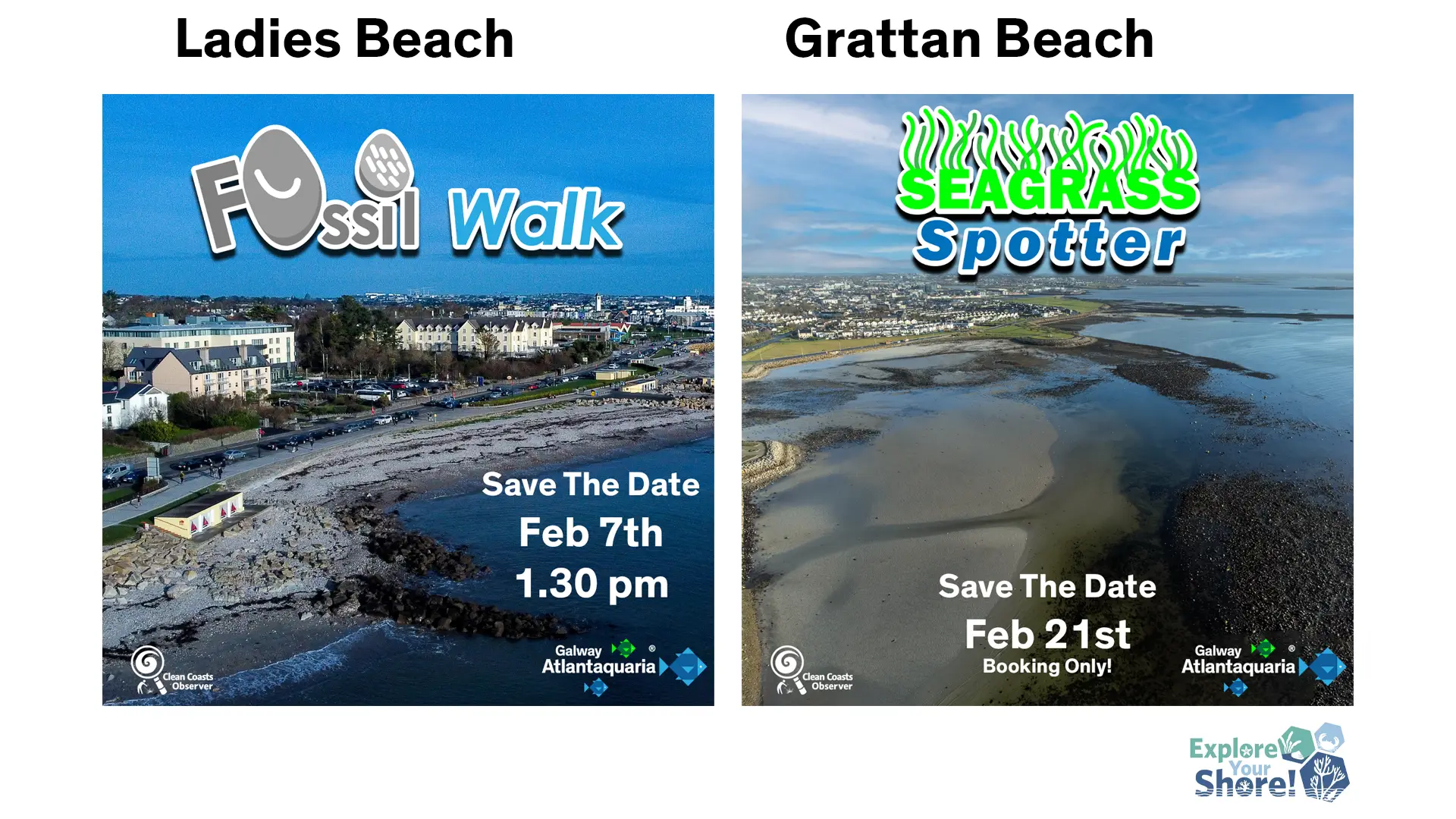 February Events coming up in Salthill, Galway City.
