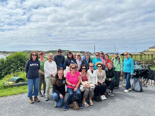 Students on the Inishbofin Summer School 2025