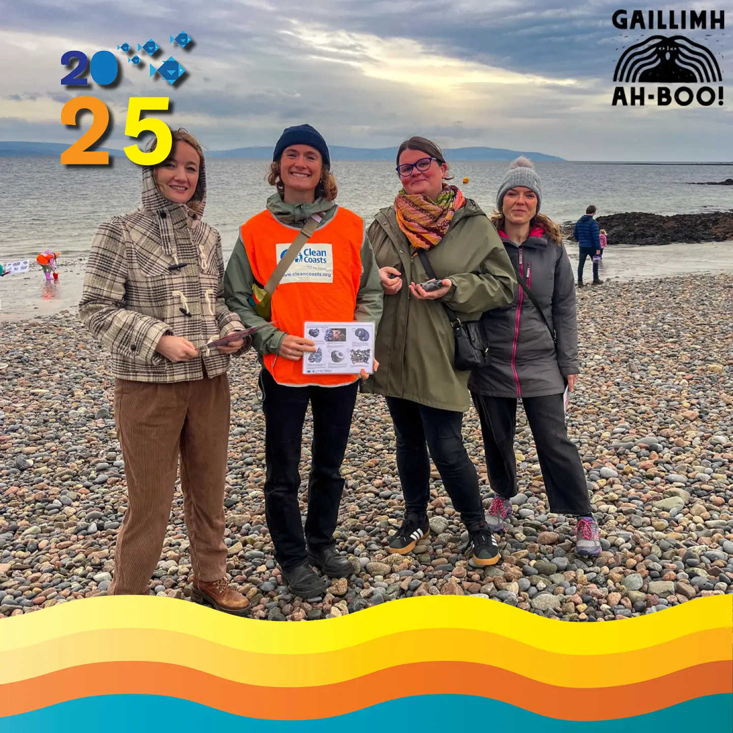 Gaillimh Ah-Boo! event on Grattan Beach, Salthill, Galway City.