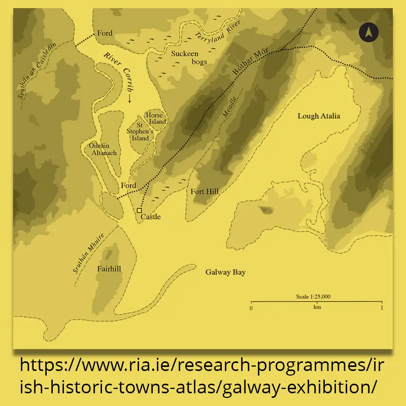 13th century galway map.