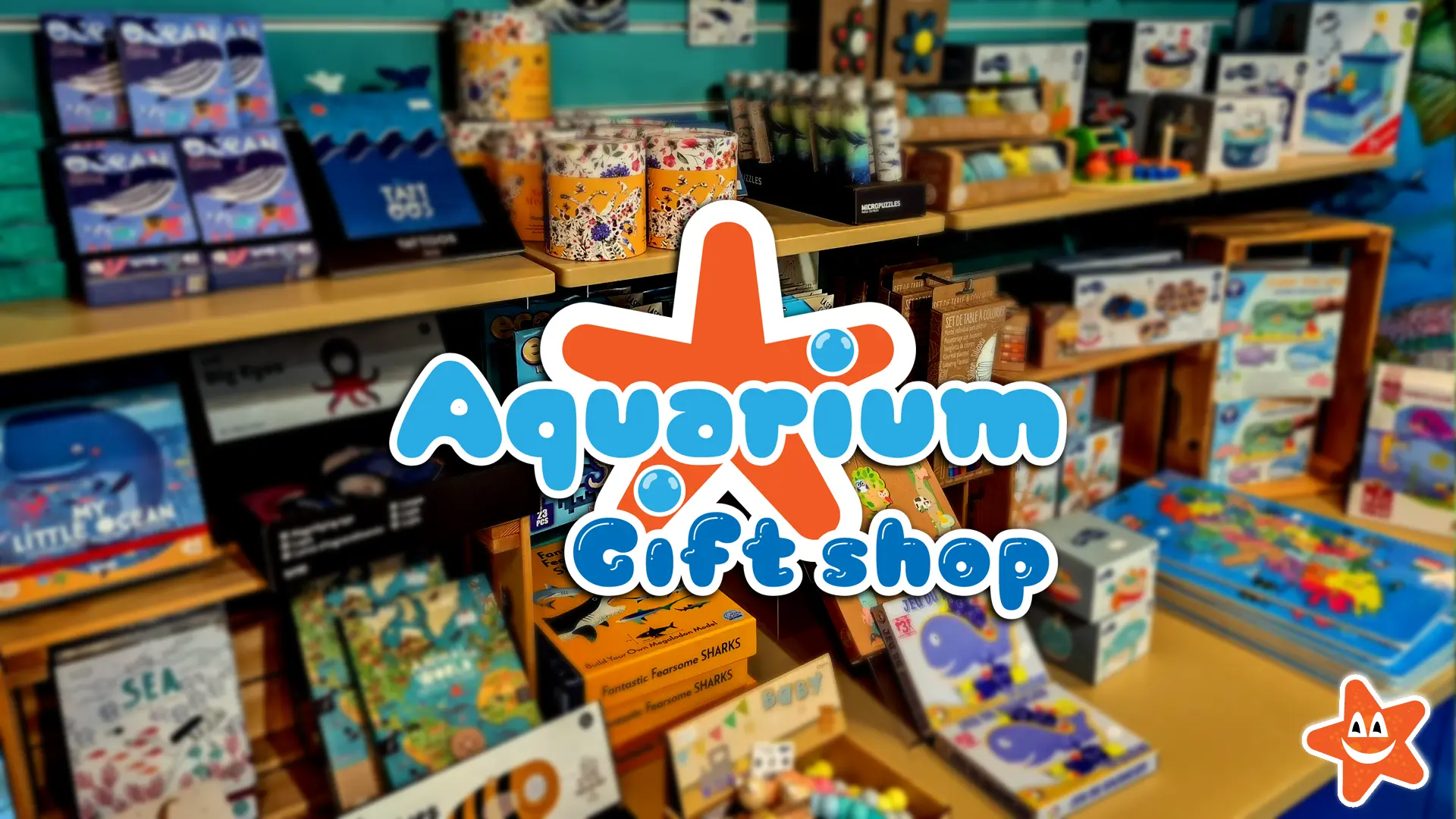 The Aquarium Gift Shop at Galway Atlantaquaria Salthill. Featuring a host of gifts for all occassions